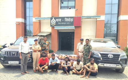 छत्तीसगढ़ के महासमुंद में 282 किलो गांजा के साथ 5 तस्कर गिरफ्तार, 2 करोड़ 6 लाख की संपत्ति जब्त