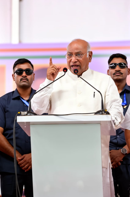 पुडुचेरी को पूर्ण राज्य का दर्जा दिया जाना चाहिए मल्लिकार्जुन खड़गे