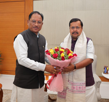 छत्तीसगढ़ के मुख्यमंत्री ने भाजपा अध्यक्ष नितिन नवीन से की मुलाकात, कई मुद्दों पर हुई चर्चा