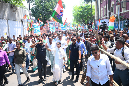 Mamata Banerjee files nomination papers; proposers list reflects Bhabanipur’s cosmopolitan nature