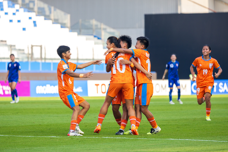 एएफसी अंडर-20 विमेंस एशियन कप भारत ने चीनी ताइपे को 3-1 से हराया, नॉकआउट में पहुंचने की उम्मीदें कायम