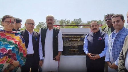 जम्मू-कश्मीर कठुआ में 150 केएलडी कॉमन एफ्लुएंट ट्रीटमेंट प्लांट का शिलान्यास