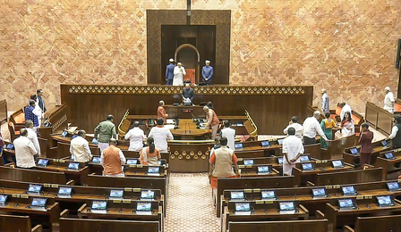 राज्यसभा में आमने-सामने कांग्रेस और भाजपा के राष्ट्रीय अध्यक्ष