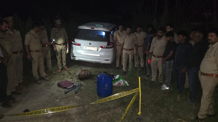 हरदोई में ट्रांसफार्मर से तेल और कॉपर चोरी करने वाले गैंग का भंडाफोड़, 8 आरोपी गिरफ्तार