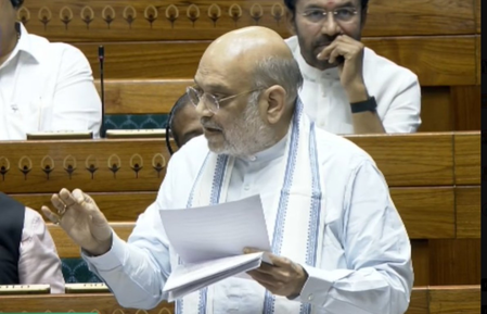 कांग्रेस ने परिसीमन से देश की जनता को वंचित रखा, लोकसभा में बोले गृह मंत्री अमित शाह