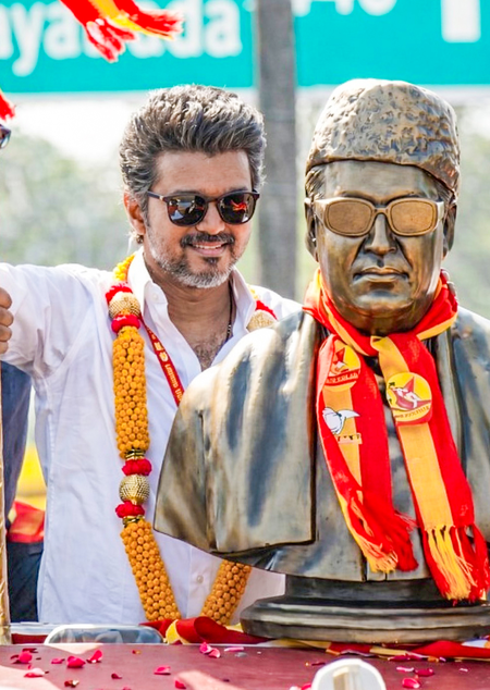 विजय का डीएमके और भाजपा पर हमला, खुद को बताया जनता की आवाज