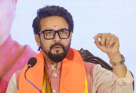 राहुल गांधी से मर्यादित भाषा की उम्मीद कोई नहीं करताः अनुराग ठाकुर