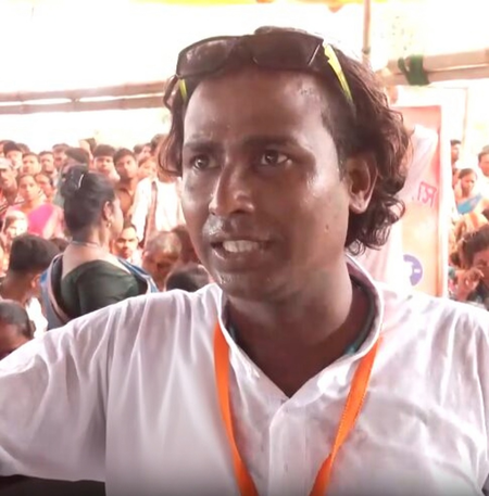 बंगाल चुनाव  चांदीपुर की जनता ने कर दी घोषणा, हमें चाहिए विकास, भाजपा करेगी संभव