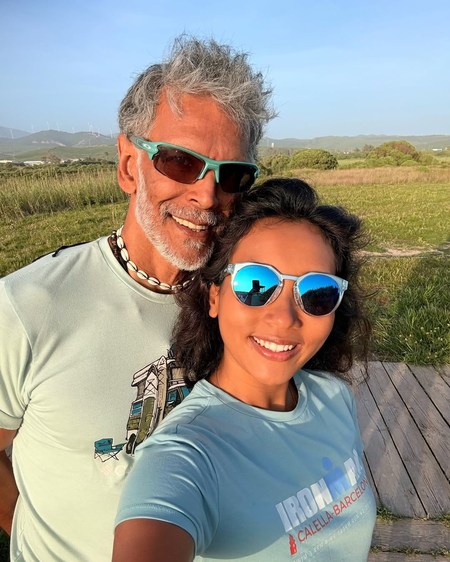 Milind Soman says 'Tu hai toh dil dhadakta hai' on his 8th anniversary with Ankita Konwar