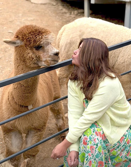 Hina Khan spends time with alpacas during her exotic South Korea trip