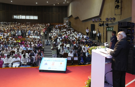 कैंसर से बचे लोग सच्चे योद्धा हैं, आयुष्मान भारत से ग्रामीणों को बड़ा लाभ उपराष्ट्रपति