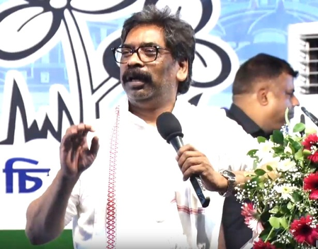 पश्चिम बंगाल चुनाव में टीएमसी जीत की ओर बढ़ चुकी है सीएम हेमंत सोरेन