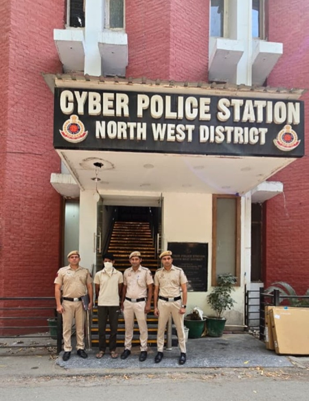 दिल्ली पुलिस की बड़ी कार्रवाई साइबर थाना नॉर्थ-वेस्ट ने सेक्सटॉर्शन रैकेट के मास्टरमाइंड को दबोचा