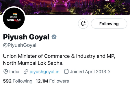 PM Modi, other Union ministers change social media profile pictures to mark 'Operation Sindoor' anniversary