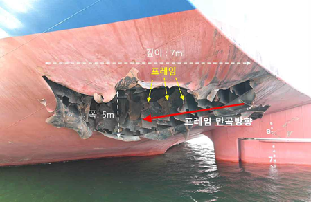 Debris from airborne objects that hit South Korean ship in Hormuz arrives in country