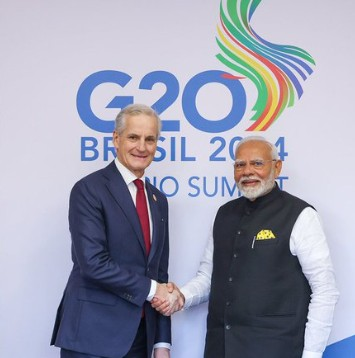 एस जयशंकर ने नॉर्वे के विदेश मंत्री एस्पेन को दी संविधान दिवस की शुभकामनाएं