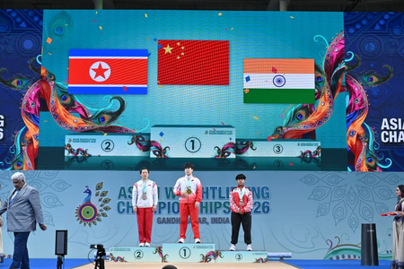 एशियन वेटलिफ्टिंग चैंपियनशिप 2026 10 मेडल के साथ भारत ने किया टूर्नामेंट का अंत, तीसरे स्थान पर रही महिला टीम