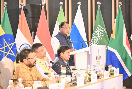 ओडिशा सीएम माझी ने बैठक में आपदा जोखिम कम करने पर ब्रिक्‍स के बीच सहयोग की अपील की