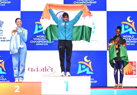 World Yogasana C'ships 2026: Hosts India extend lead at top of medals tally with 22 gold World Yogasana C'ships 2026: Hosts India extend lead at top of medals tally with 22 gold