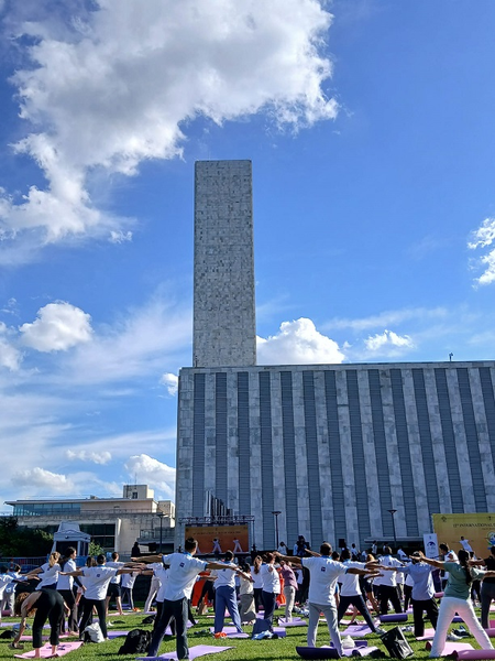 World comes together at UN to celebrate International Yoga Day World comes together at UN to celebrate International Yoga Day