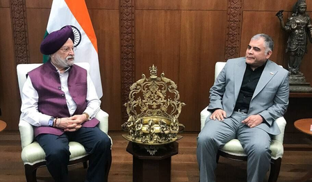 हरदीप सिंह पुरी ने ईरान के तेल मंत्री से की तेहरान और नई दिल्ली के बीच ऊर्जा संबंधों को मजबूत करने पर चर्चा