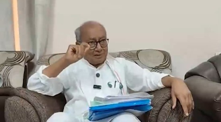 दिग्विजय सिंह ने की चंपत राय और अनिल मिश्रा को गिरफ्तार किए जाने की मांग