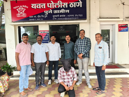 पुणे छह साल से फरार डकैती के आरोपी को पुलिस ने जाल बिछाकर किया गिरफ्तार