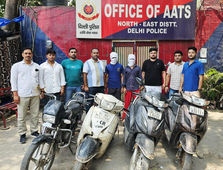 नई दिल्ली एएटीएस की नॉर्थ-ईस्ट डिस्ट्रिक्ट में बड़ी सफलता, दो चोरों को दबोचा