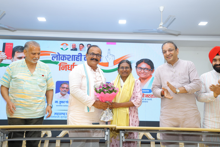 मीनाक्षी नटराजन, तुषार गांधी और कांग्रेस नेताओं ने लोकतंत्र व राम मंदिर मुद्दे पर सरकार को घेरा