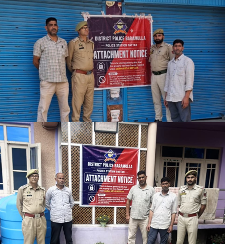 बारामूला पुलिस की कार्रवाई, 29 लाख रुपए से अधिक की संपत्ति जब्त बारामूला पुलिस की कार्रवाई, 29 लाख रुपए से अधिक की संपत्ति जब्त