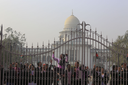 Global rights groups flag 'politically motivated exclusion' of lawyers in B'desh from bar association polls Global rights groups flag 'politically motivated exclusion' of lawyers in B'desh from bar association polls