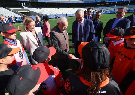 Delighted to witness young sporting talent play cricket, Kabaddi at MCG:  PM Modi