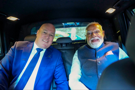 भारत के साथ एफटीए को न्यूजीलैंड की संसद से मंजूरी मिलने पर पीएम लक्सन ने जताई खुशी, दोनों देशों के बीच व्यापार को मिलेगा बढ़ावा भारत के साथ एफटीए को न्यूजीलैंड की संसद से मंजूरी मिलने पर पीएम लक्सन ने जताई खुशी, दोनों देशों के बीच व्यापार को मिलेगा बढ़ावा