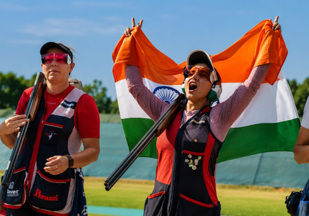 आईएसएसएफ शॉटगन वर्ल्ड कप ट्रैप इवेंट में नीरू ढांडा का गोल्ड पर निशाना, मनसुख मांडविया ने बधाई दी आईएसएसएफ शॉटगन वर्ल्ड कप ट्रैप इवेंट में नीरू ढांडा का गोल्ड पर निशाना, मनसुख मांडविया ने बधाई दी