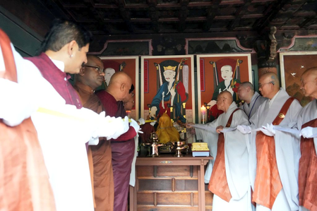India's envoy attends enshrinement ceremony of Indian Buddhist master's statue in South Korea India's envoy attends enshrinement ceremony of Indian Buddhist master's statue in South Korea