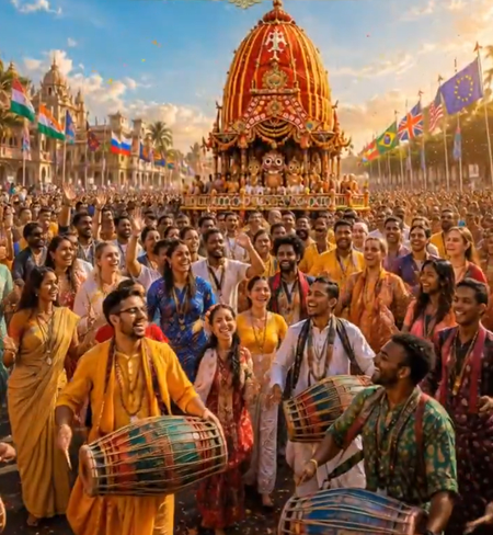 द्वारका इस्कॉन में 16 जुलाई को निकलेगी भगवान जगन्नाथ की भव्य रथ यात्रा, 11 हजार किलो आमों का लगेगा भोग द्वारका इस्कॉन में 16 जुलाई को निकलेगी भगवान जगन्नाथ की भव्य रथ यात्रा, 11 हजार किलो आमों का लगेगा भोग