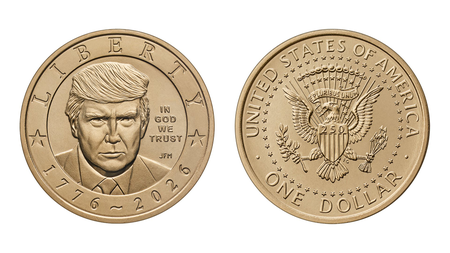 Trump to feature on new US coin Trump to feature on new US coin