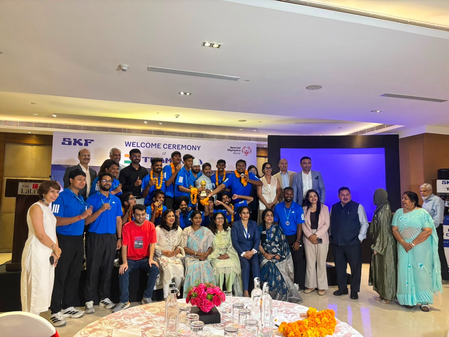 Special Olympics Bharat football team felicitated after Gothia Cup 2026 bronze medal Special Olympics Bharat football team felicitated after Gothia Cup 2026 bronze medal