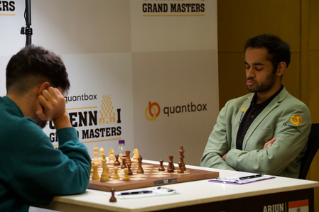 Chennai Grand Masters: Firouzja seals title after final-round draw with Arjun Erigaisi Chennai Grand Masters: Firouzja seals title after final-round draw with Arjun Erigaisi