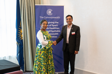 Sport Min Mandaviya meets Commonwealth Sec-Gen elect in Glasgow; highlights 2030 CWG prep Sport Min Mandaviya meets Commonwealth Sec-Gen elect in Glasgow; highlights 2030 CWG prep