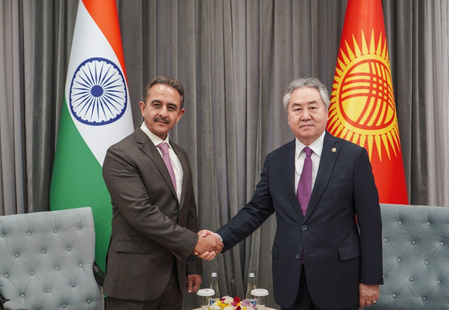 MoS Singh, Kyrgyzstan's Foreign Minister Kulubaev discuss ways to strengthen cooperation MoS Singh, Kyrgyzstan's Foreign Minister Kulubaev discuss ways to strengthen cooperation