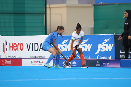 Indian women's & men's teams continue unbeaten runs with impressive wins in Elite Pools of FIH Youth Hockey5s Asian Championship 2026 in Muscat, Oman, on Thursday. Photo credit: Hockey India