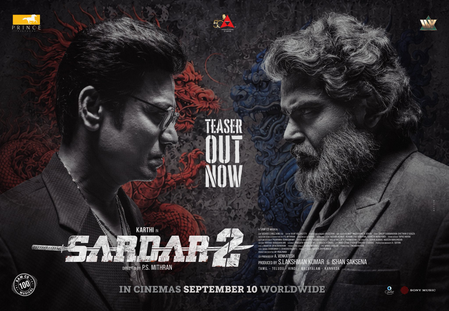 Karthi's 'Sardar 2' Teaser: S J Suryah shows why he as Black Dagger is indeed the show stealer in this spy thriller! Karthi's 'Sardar 2' Teaser: S J Suryah shows why he as Black Dagger is indeed the show stealer in this spy thriller!