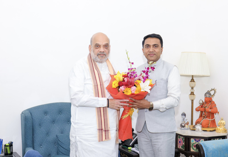 सीएम प्रमोद सावंत ने गृह मंत्री अमित शाह से की मुलाकात, विकास परियोजनाओं और जनकल्याणकारी पहल पर चर्चा