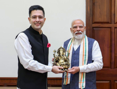 रिजिजू बोले- पीएम मोदी के नेतृत्व में विकसित भारत की ओर बढ़ रहा देश, राघव चड्ढा ने भी दी जन्मदिन की शुभकामनाएं रिजिजू बोले- पीएम मोदी के नेतृत्व में विकसित भारत की ओर बढ़ रहा देश, राघव चड्ढा ने भी दी जन्मदिन की शुभकामनाएं