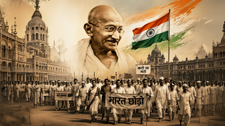 अगस्त क्रांति वह अदम्य ज्वाला जिसने हिला दी थी ब्रिटिश साम्राज्य की नींव अगस्त क्रांति वह अदम्य ज्वाला जिसने हिला दी थी ब्रिटिश साम्राज्य की नींव