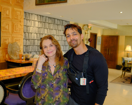 Harshvardhan Rane meets Mumtaz: The beauty only God can explain Harshvardhan Rane meets Mumtaz: The beauty only God can explain
