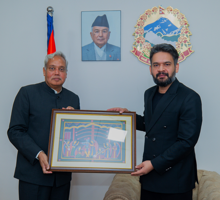 भारतीय राजदूत नवीन श्रीवास्तव ने नेपाल के पीएम बालेन शाह से की मुलाकात, द्विपक्षीय संबंधों पर हुई चर्चा