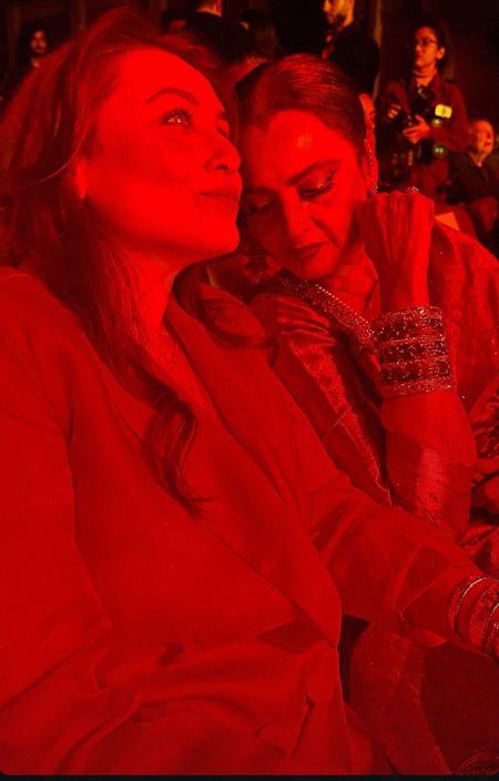 Vaibhavi Merchant shares pics with her ‘fav girls’ Rani Mukerji and Rekha at Melbourne film festival