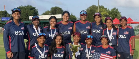 अमेरिका ने लगातार तीसरी बार अंडर-19 महिला टी20 विश्व कप में जगह पक्की की अमेरिका ने लगातार तीसरी बार अंडर-19 महिला टी20 विश्व कप में जगह पक्की की